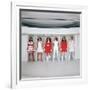 Models Wearing Fashions Designed by Andre Courreges-Bill Ray-Framed Photographic Print