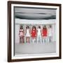 Models Wearing Fashions Designed by Andre Courreges-Bill Ray-Framed Photographic Print