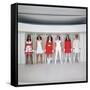 Models Wearing Fashions Designed by Andre Courreges-Bill Ray-Framed Stretched Canvas