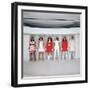 Models Wearing Fashions Designed by Andre Courreges-Bill Ray-Framed Photographic Print