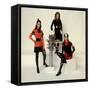Models Wearing Fashions Designed by Pierre Cardin-Bill Ray-Framed Stretched Canvas