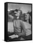 Models Wearing Wool Turtleneck Sweaters Representing the Latest College Fashions-Nina Leen-Framed Stretched Canvas