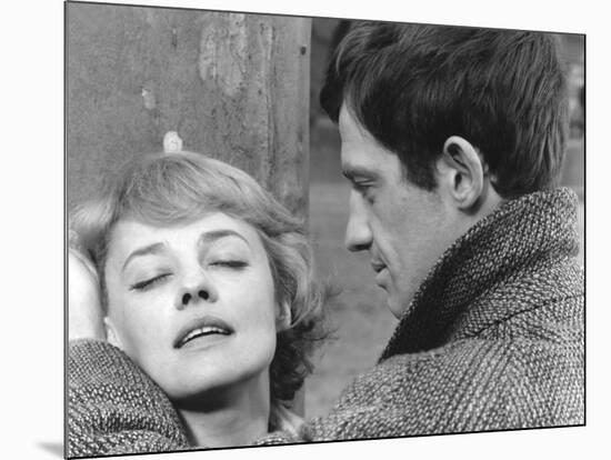 Moderato Cantabile SEVEN DAYS... SEVEN NIGHTS by Peter Brook with Jeanne Moreau and Jean-Paul Belmo-null-Mounted Photo