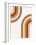 Modern Abstract Aesthetic Background with Geometric Rainbow.-Elena Emchuk-Framed Photographic Print