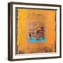 Modern, Abstract, Contemporary, and Original Painting Texture.-artistaV-Framed Photographic Print