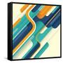 Modern Abstract Illustration in Color. Vector Illustration.-Radoman Durkovic-Framed Stretched Canvas