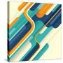 Modern Abstract Illustration in Color. Vector Illustration.-Radoman Durkovic-Stretched Canvas