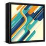 Modern Abstract Illustration in Color. Vector Illustration.-Radoman Durkovic-Framed Stretched Canvas