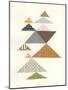 Modern Abstract Triangles II-Courtney Prahl-Mounted Art Print