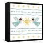 Modern Angel Pattern I-Lanie Loreth-Framed Stretched Canvas