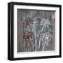 Modern Aqua Floral 1-Filippo Ioco-Framed Art Print