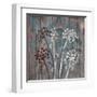 Modern Aqua Floral 1-Filippo Ioco-Framed Art Print