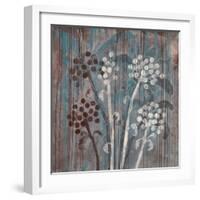 Modern Aqua Floral 1-Filippo Ioco-Framed Art Print