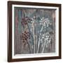 Modern Aqua Floral 1-Filippo Ioco-Framed Art Print