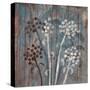 Modern Aqua Floral 1-Filippo Ioco-Stretched Canvas