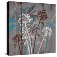 Modern Aqua Floral 2-Filippo Ioco-Stretched Canvas