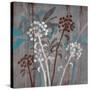 Modern Aqua Floral 2-Filippo Ioco-Stretched Canvas