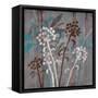 Modern Aqua Floral 2-Filippo Ioco-Framed Stretched Canvas