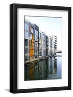 Modern Architecture, Apartments in Sluseholmen, Copenhagen, Denmark, Scandinavia-Axel Schmies-Framed Photographic Print