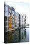 Modern Architecture, Apartments in Sluseholmen, Copenhagen, Denmark, Scandinavia-Axel Schmies-Stretched Canvas