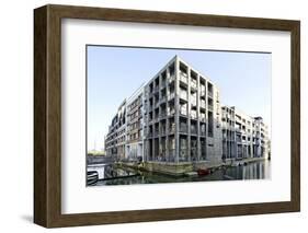 Modern Architecture, Apartments in Sluseholmen, Copenhagen, Denmark, Scandinavia-Axel Schmies-Framed Photographic Print