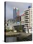 Modern Architecture Around the Civic Square, Wellington, North Island, New Zealand-Don Smith-Stretched Canvas