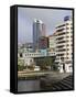 Modern Architecture Around the Civic Square, Wellington, North Island, New Zealand-Don Smith-Framed Stretched Canvas