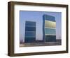 Modern Architecture, Doha, Qatar, Middle East-null-Framed Photographic Print