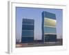 Modern Architecture, Doha, Qatar, Middle East-null-Framed Photographic Print