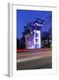Modern Architecture, Dusk, Elbchaussee, Hanseatic City of Hamburg, Germany-Axel Schmies-Framed Photographic Print