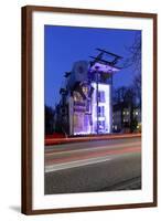 Modern Architecture, Dusk, Elbchaussee, Hanseatic City of Hamburg, Germany-Axel Schmies-Framed Photographic Print