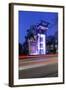 Modern Architecture, Dusk, Elbchaussee, Hanseatic City of Hamburg, Germany-Axel Schmies-Framed Photographic Print