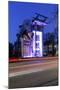 Modern Architecture, Dusk, Elbchaussee, Hanseatic City of Hamburg, Germany-Axel Schmies-Mounted Photographic Print