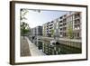 Modern Architecture, Flats in Sluseholmen, Copenhagen, Denmark, Scandinavia-Axel Schmies-Framed Photographic Print