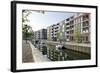 Modern Architecture, Flats in Sluseholmen, Copenhagen, Denmark, Scandinavia-Axel Schmies-Framed Photographic Print