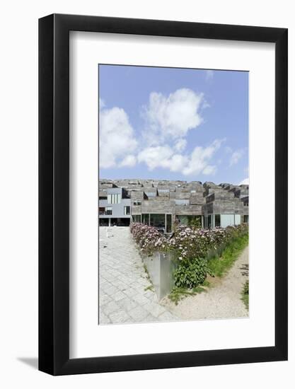 Modern Architecture, Home Construction, Orestad, Island Amager, Copenhagen, Denmark, Scandinavia-Axel Schmies-Framed Photographic Print