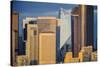 Modern architecture in city, Seattle, Washington, USA-Panoramic Images-Stretched Canvas