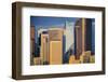 Modern architecture in city, Seattle, Washington, USA-Panoramic Images-Framed Photographic Print