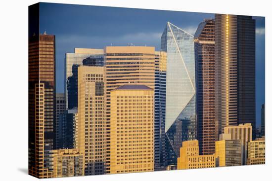 Modern architecture in city, Seattle, Washington, USA-Panoramic Images-Stretched Canvas