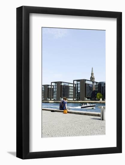 Modern Architecture in the District of Christianshavn, Copenhagen, Denmark, Scandinavia-Axel Schmies-Framed Photographic Print