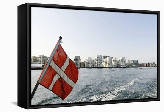 Modern Architecture in Vesterbro, Sydhavnen, Copenhagen, Denmark, Scandinavia-Axel Schmies-Framed Stretched Canvas