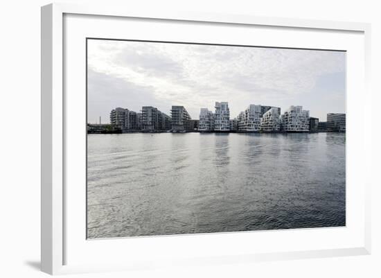 Modern Architecture in Vesterbro, Sydhavnen, Copenhagen, Denmark, Scandinavia-Axel Schmies-Framed Photographic Print