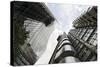 Modern Architecture, Lloyd'S, Lloyds Building, Tower by Architect Richard Rogers, London-Axel Schmies-Stretched Canvas