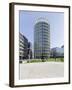 Modern Architecture, Office Buildings, International Coffee Plaza, Hafencity, Hamburg-Axel Schmies-Framed Photographic Print