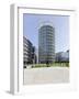 Modern Architecture, Office Buildings, International Coffee Plaza, Hafencity, Hamburg-Axel Schmies-Framed Photographic Print