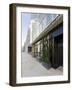 Modern Architecture, Office Buildings, International Coffee Plaza, Hafencity, Hamburg-Axel Schmies-Framed Photographic Print