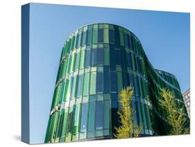 Modern architecture with the green Glass Vase, Malmo, Sweden, Scandinavia, Europe-Jean Brooks-Stretched Canvas