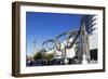 Modern Art Sculpture in Queen's Square, Yokohama, Honshu, Japan, Asia-Christian Kober-Framed Photographic Print