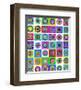 Modern Artist's Garden-null-Framed Art Print