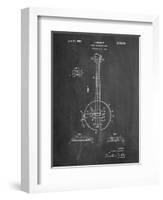 Modern Banjo Patent-Cole Borders-Framed Art Print